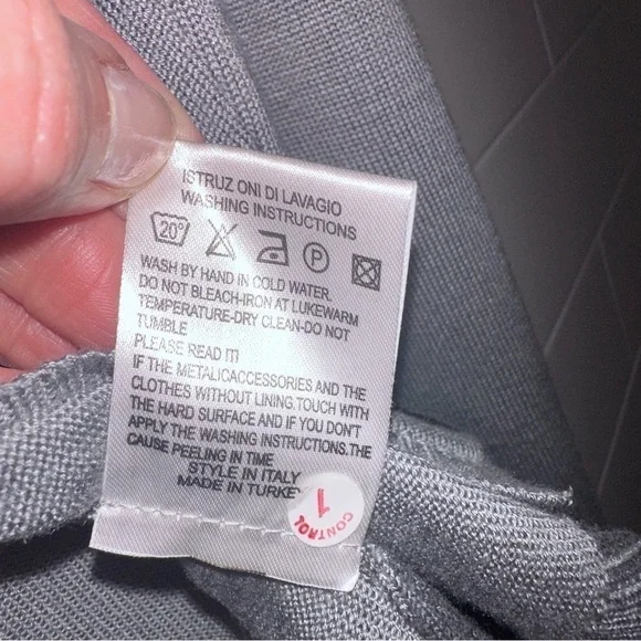 ‼️CLEARANCE ‼️ LAST CHANCE‼️ MYN Grey Cardigan size Men’s 2XL - Picture 9 of 17